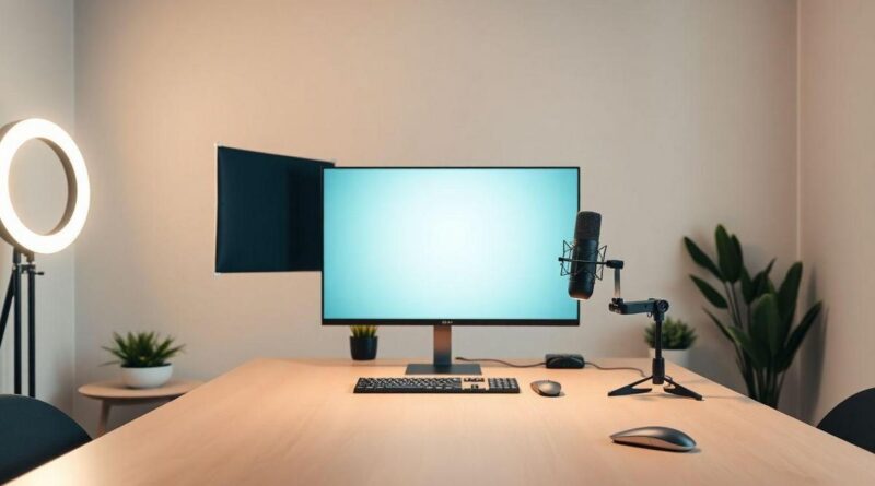 equipamentos-de-iluminacao-streaming-com-ring-light